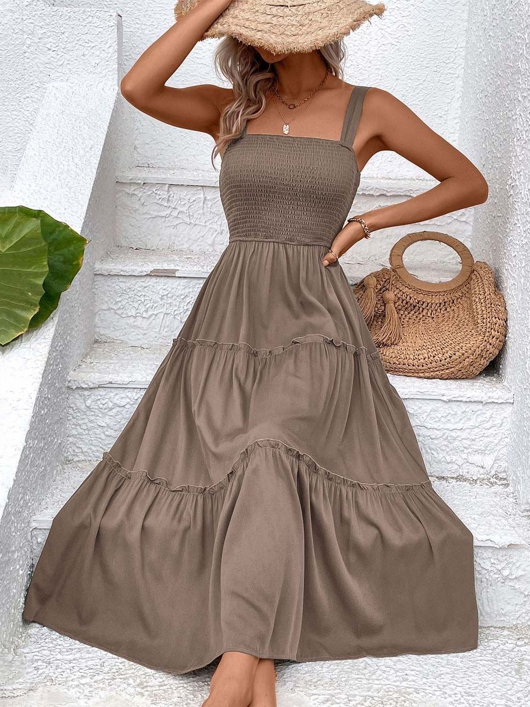 NOWI A-Line Midi Dress