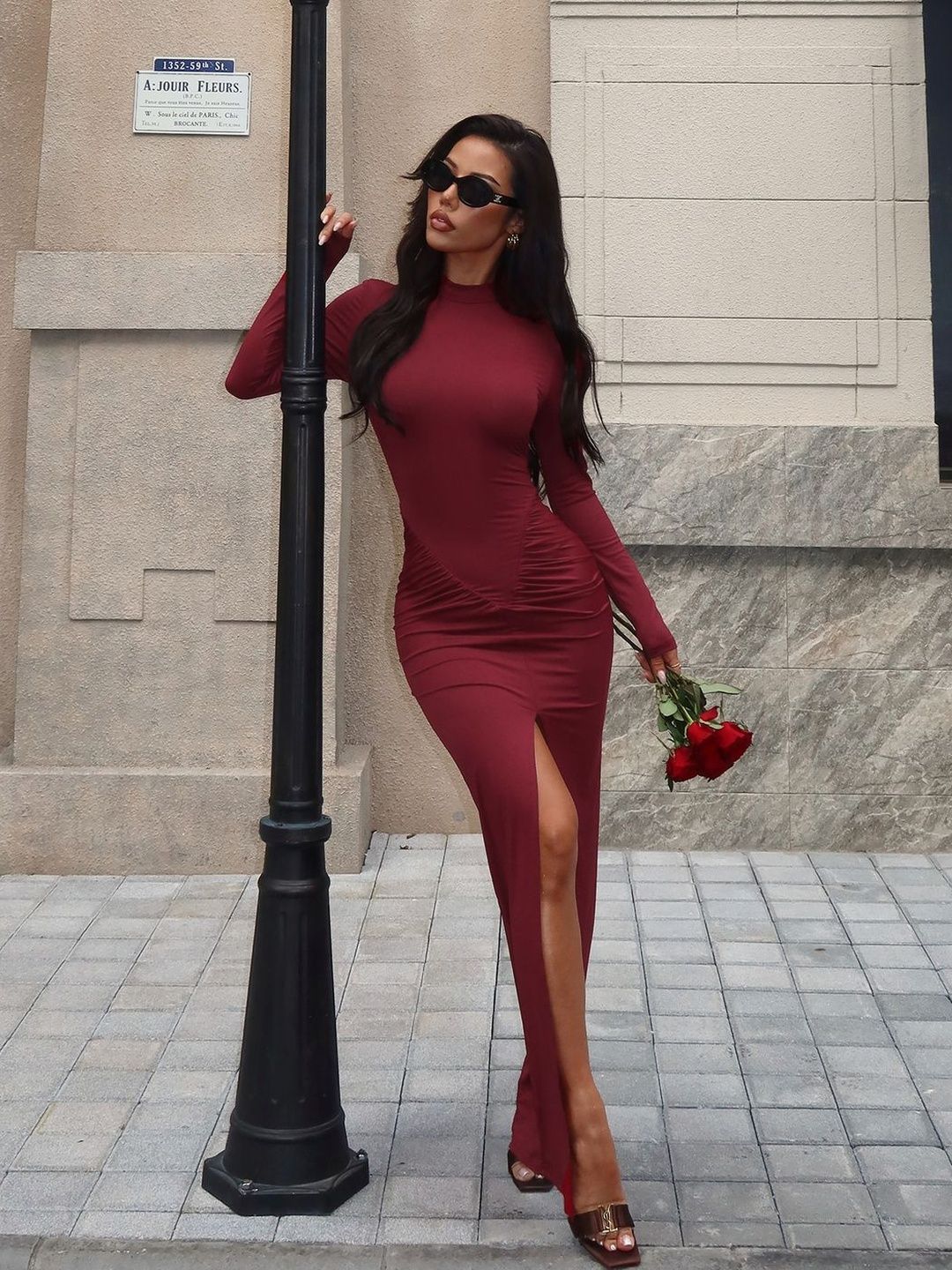NOWI Bodycon Maxi Dress