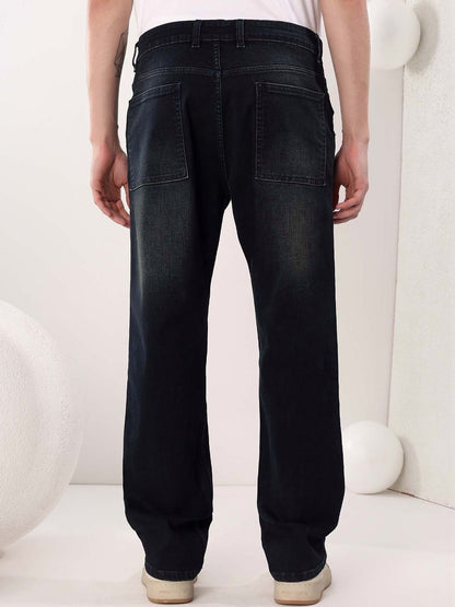 Men Straight Fit Mid-Rise Light Fade Jeans