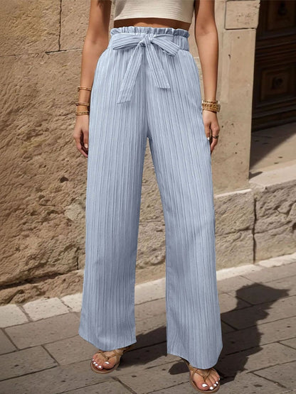 Women Textured High-Rise Non Iron Trousers