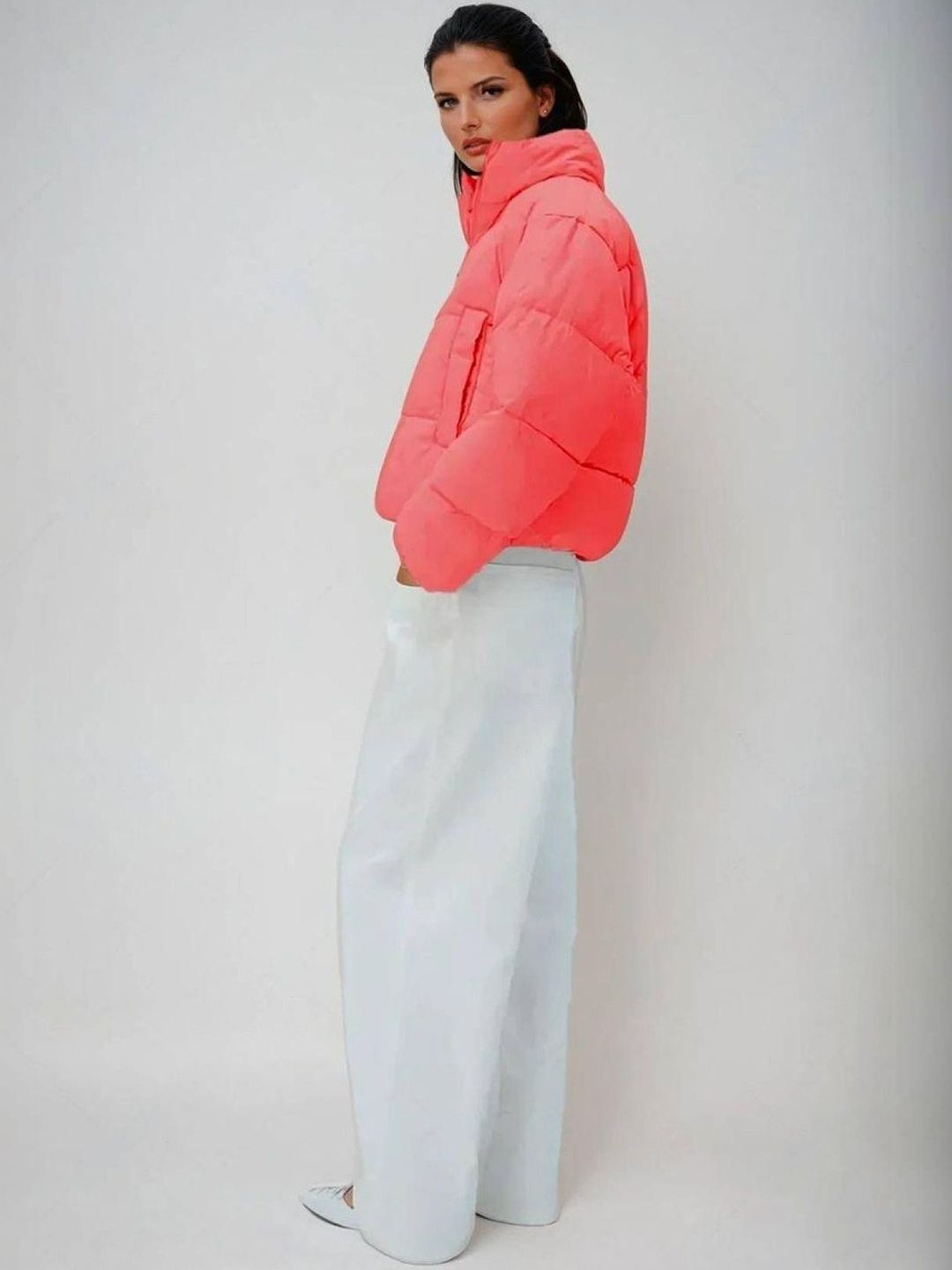 NOWI Women Lightweight Crop Puffer Jacket