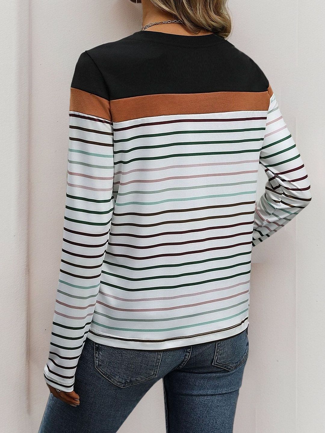 Women Striped T-shirt