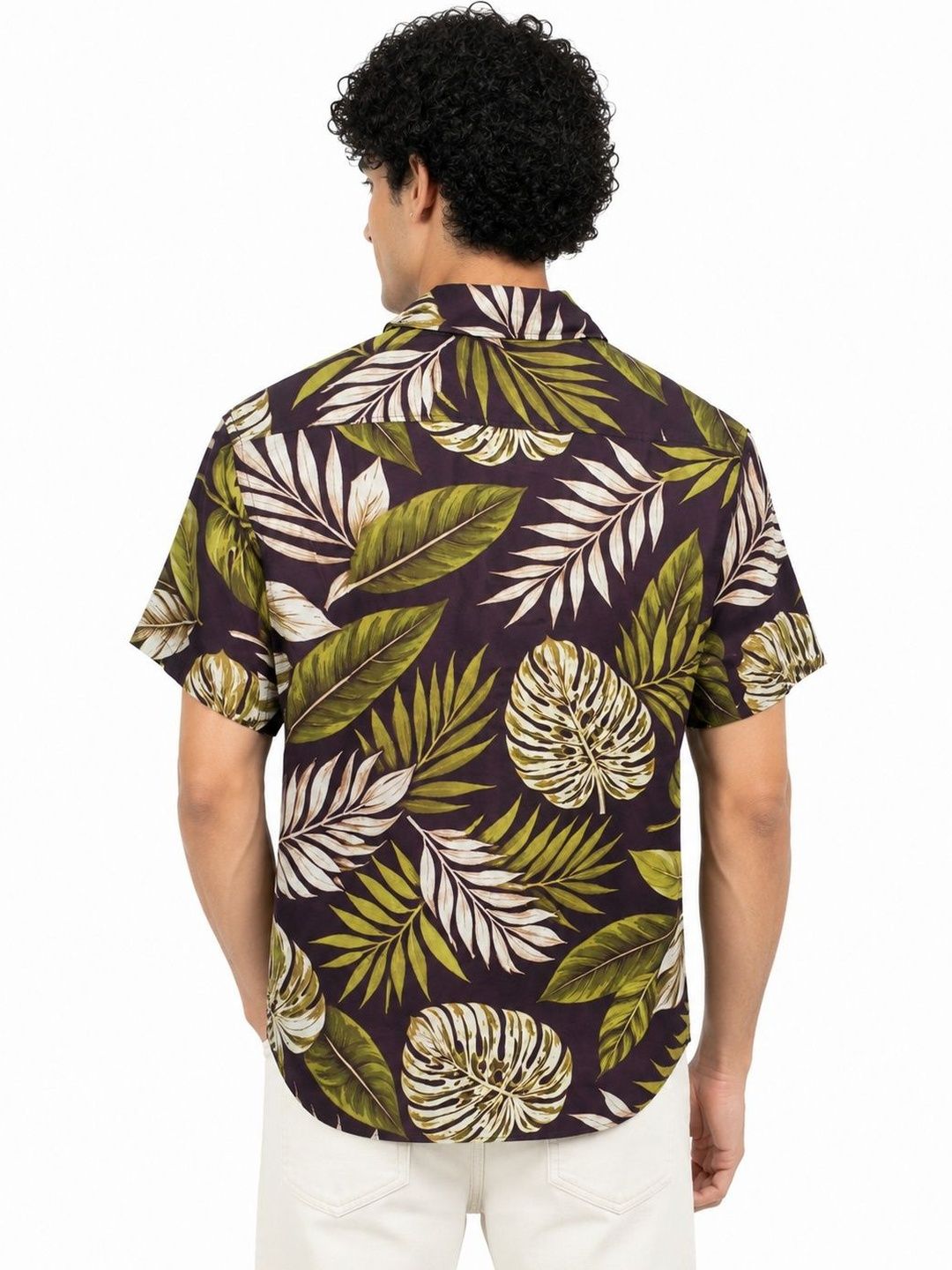 Men Comfort Floral Printed Casual Shirt