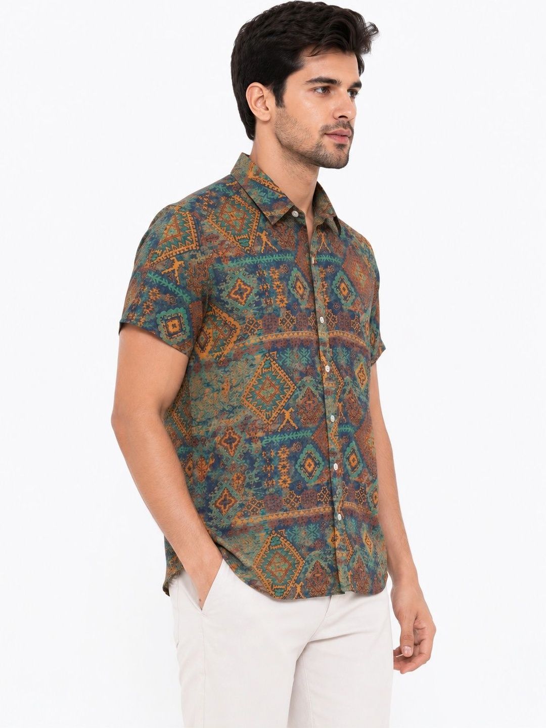 Men Comfort Printed Casual Shirt