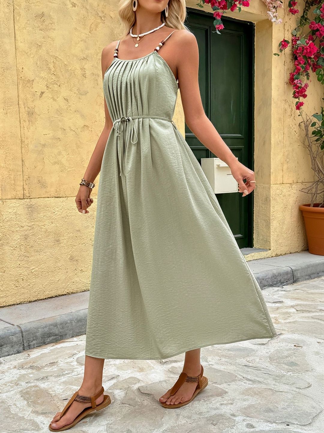 A-Line Midi Dress