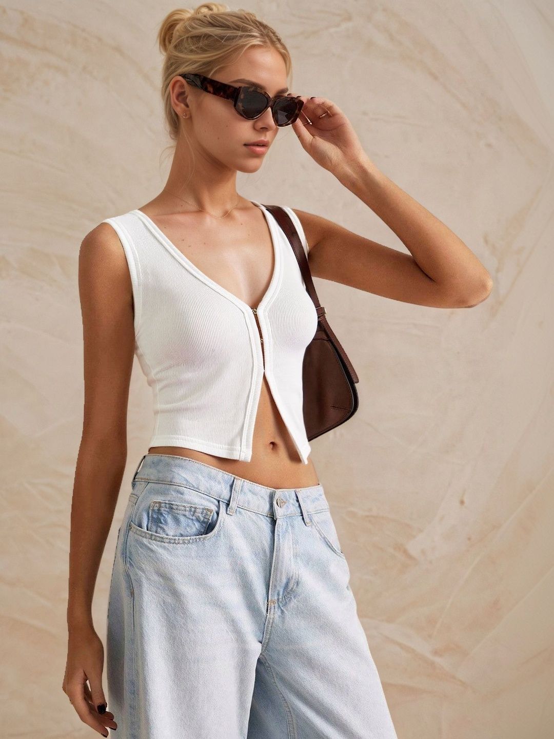 NOWI Cotton Crop Top