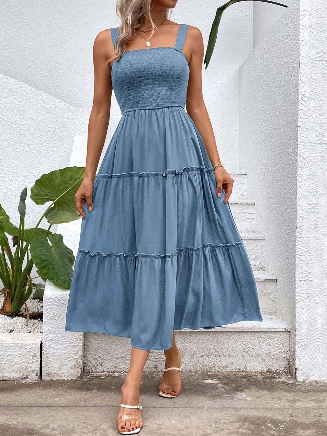 NOWI A-Line Midi Dress