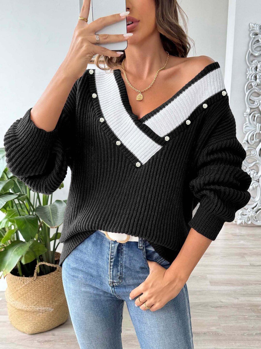 Women Ribbed Pullover
