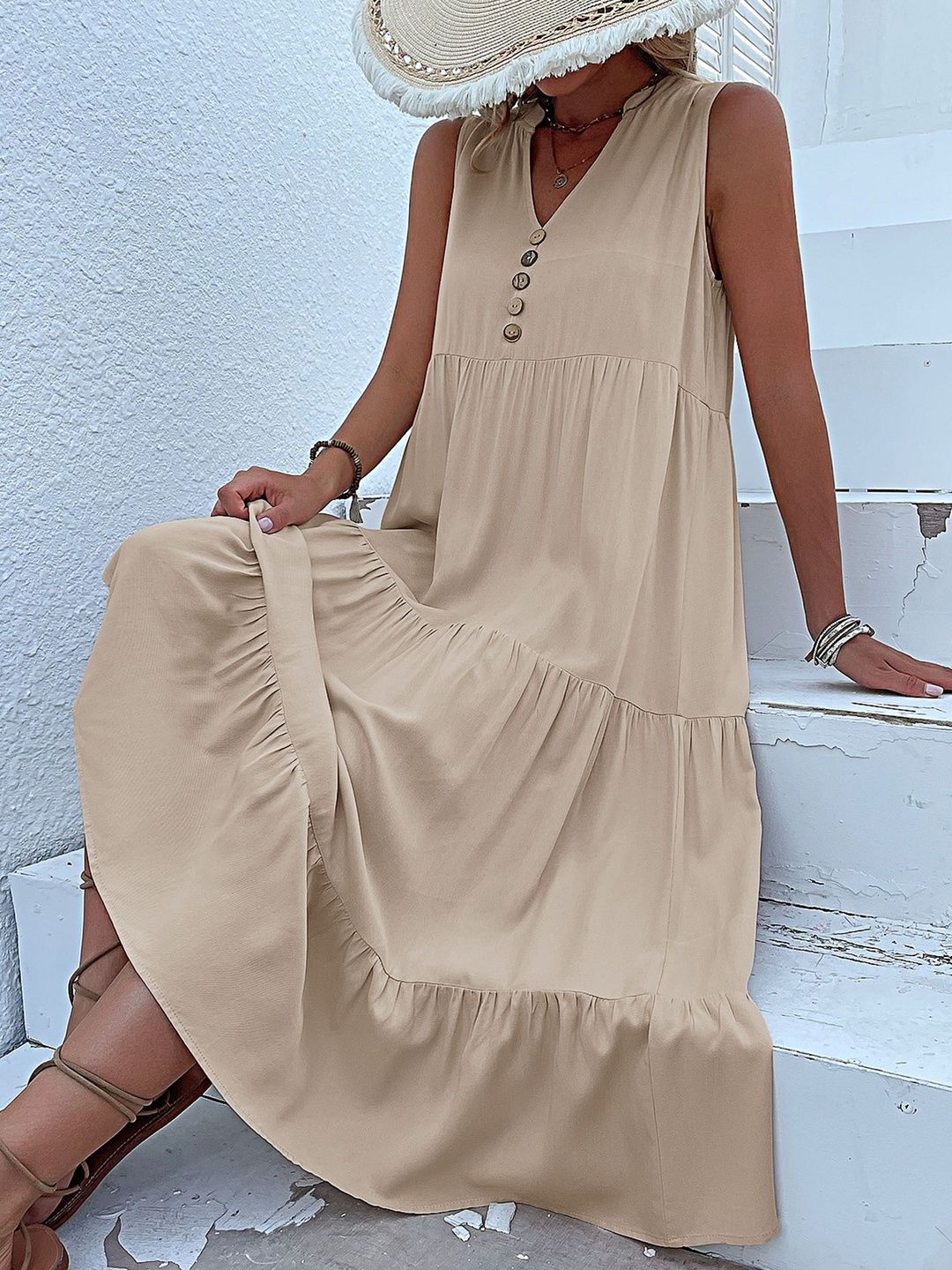 A-Line Midi Dress