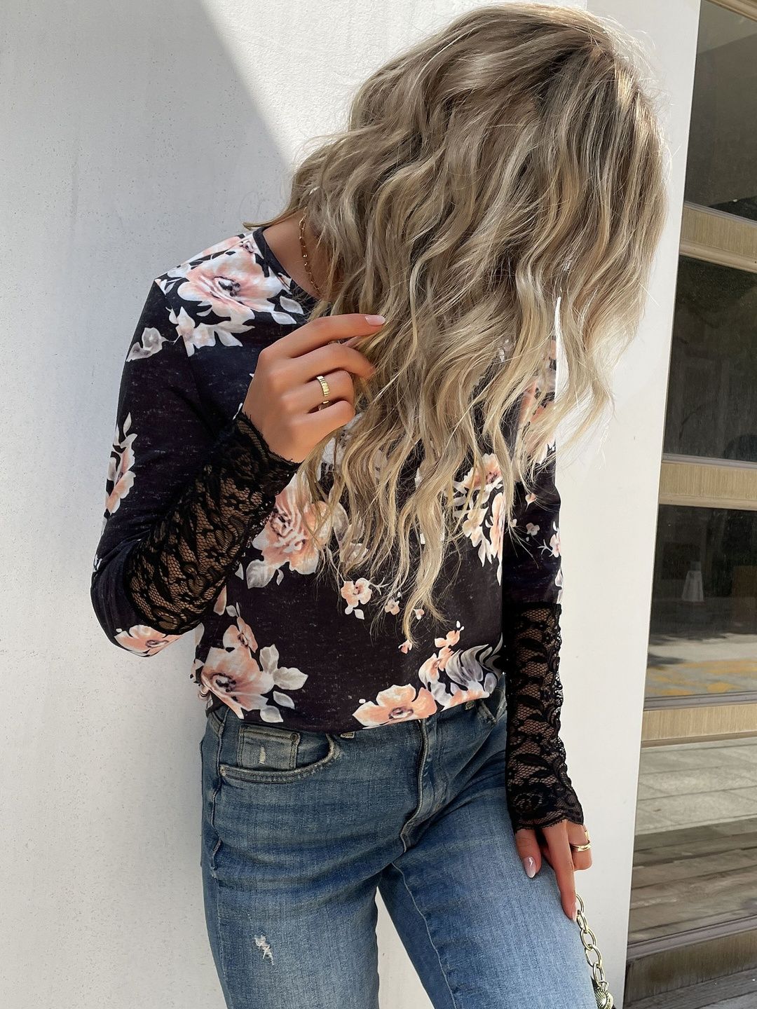 Women Floral Printed T-shirt