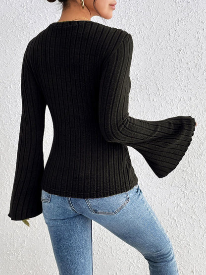 Women Ribbed Pullover