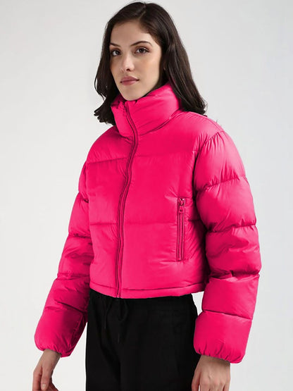 NOWI Women Lightweight Crop Puffer Jacket