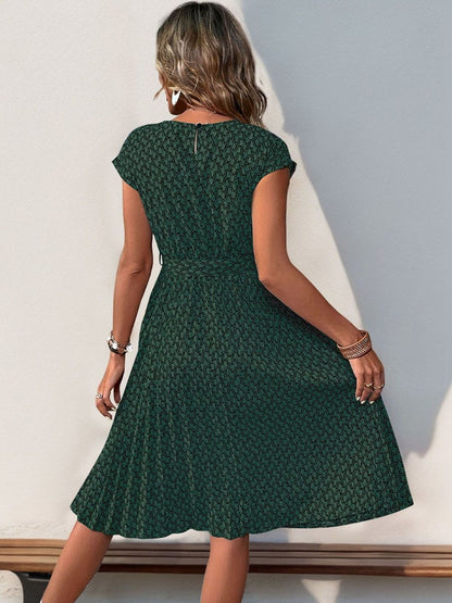 Print A-Line Dress