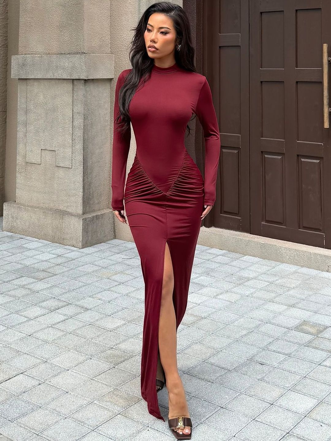 NOWI Bodycon Maxi Dress