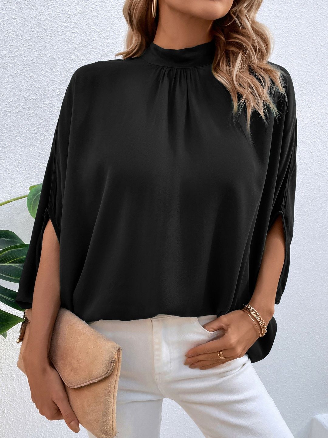 Batwing Sleeve Top