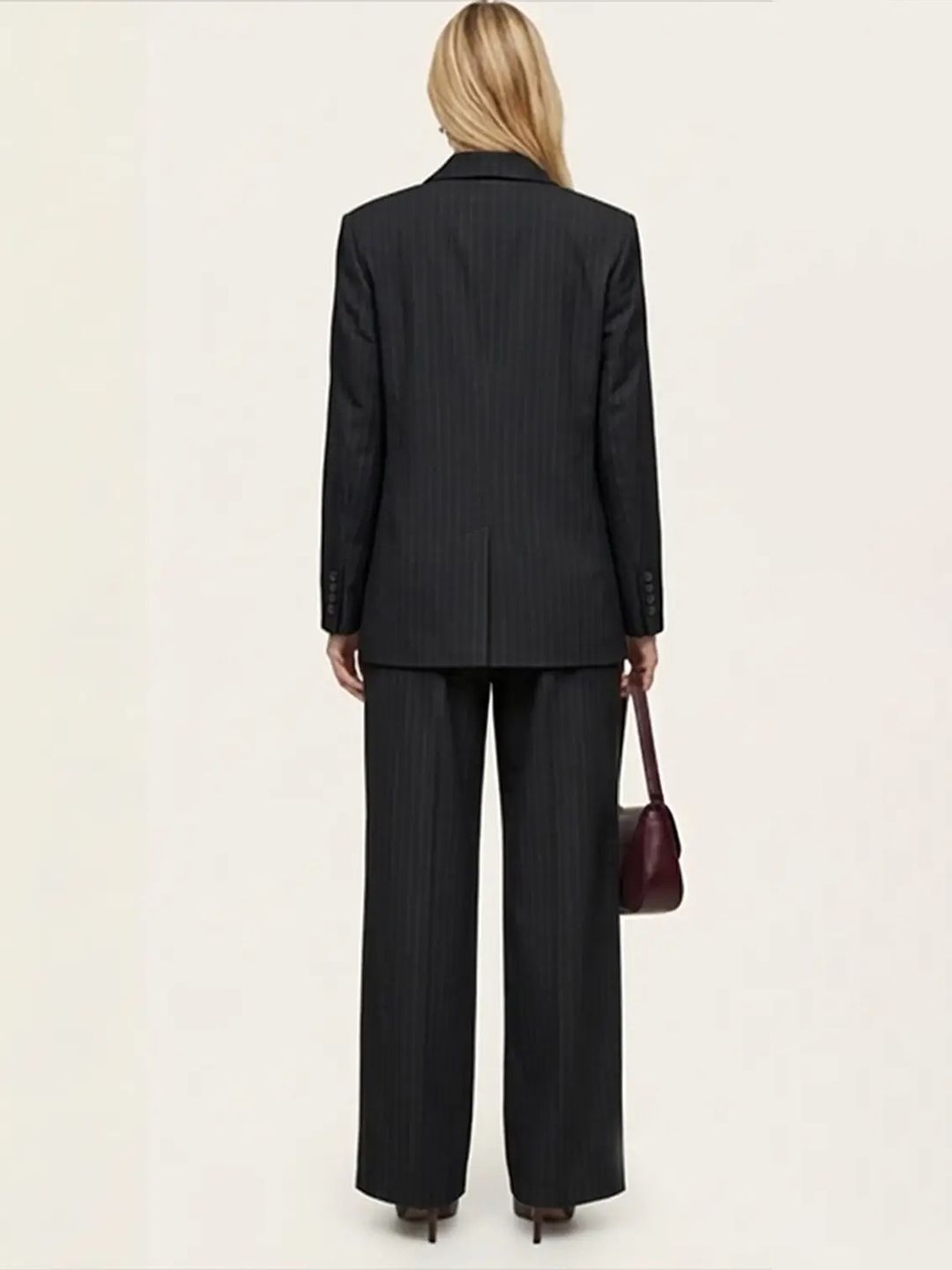 Striped Coat with Trousers