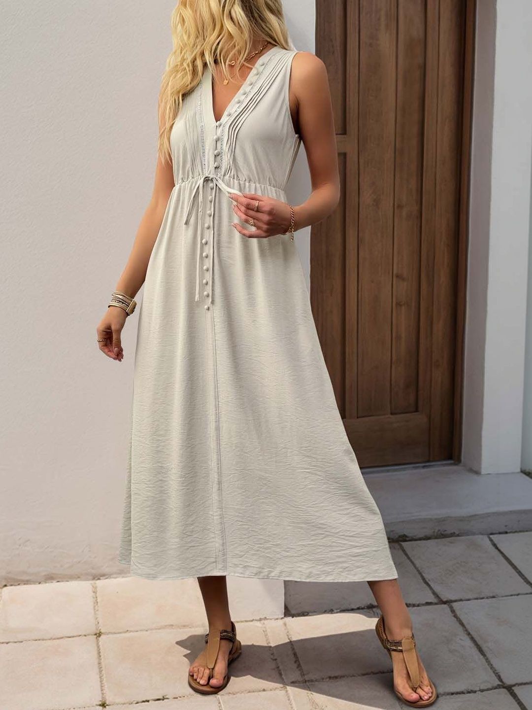 A-Line Midi Dress