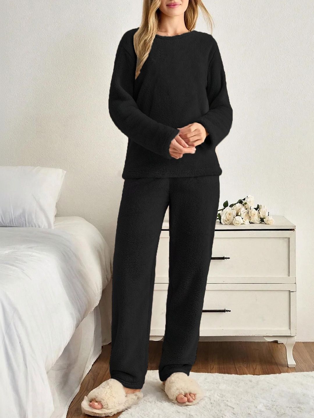 Round Neck Night Suits