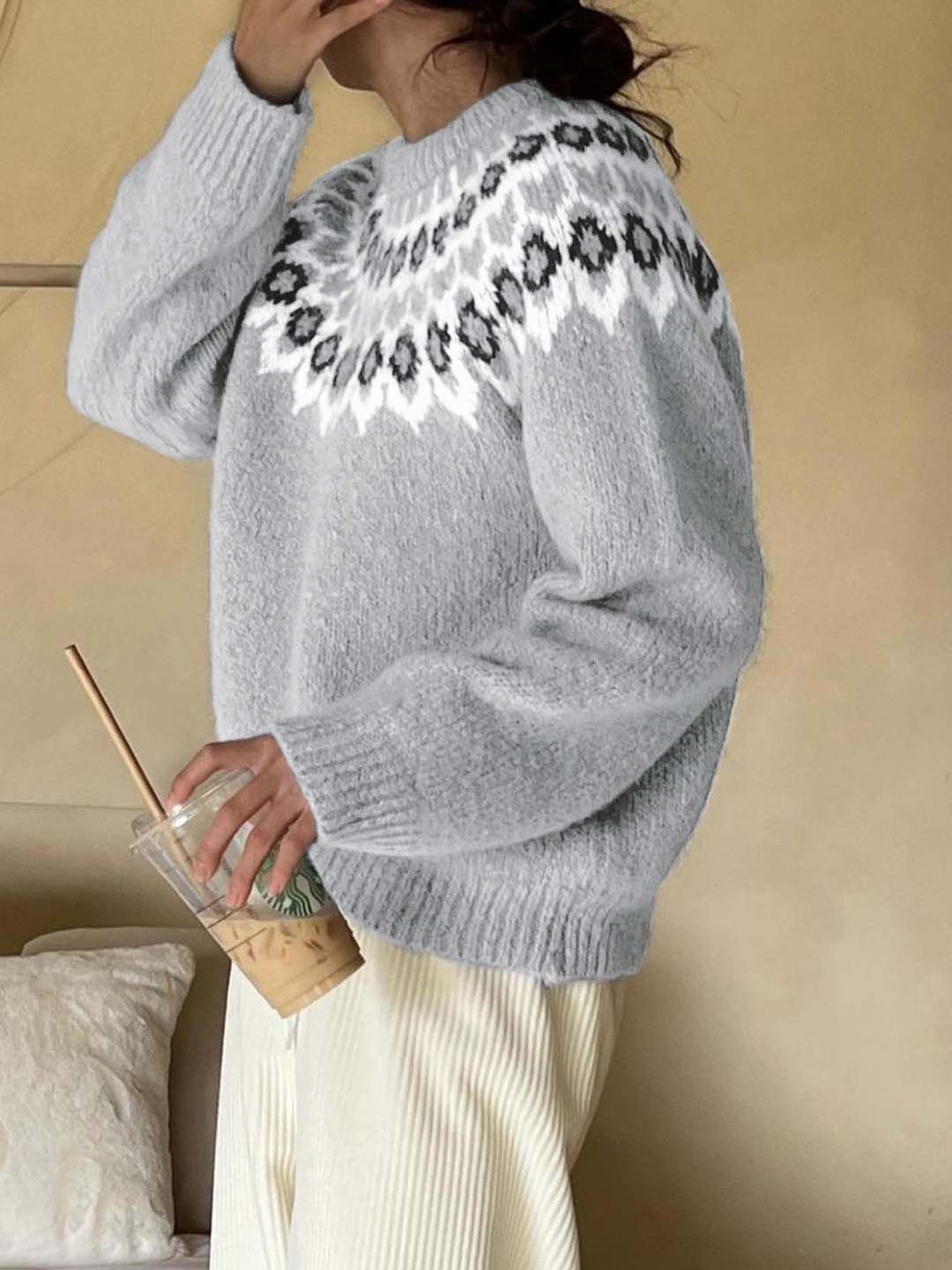 NOWI Women Fair Isle Pullover