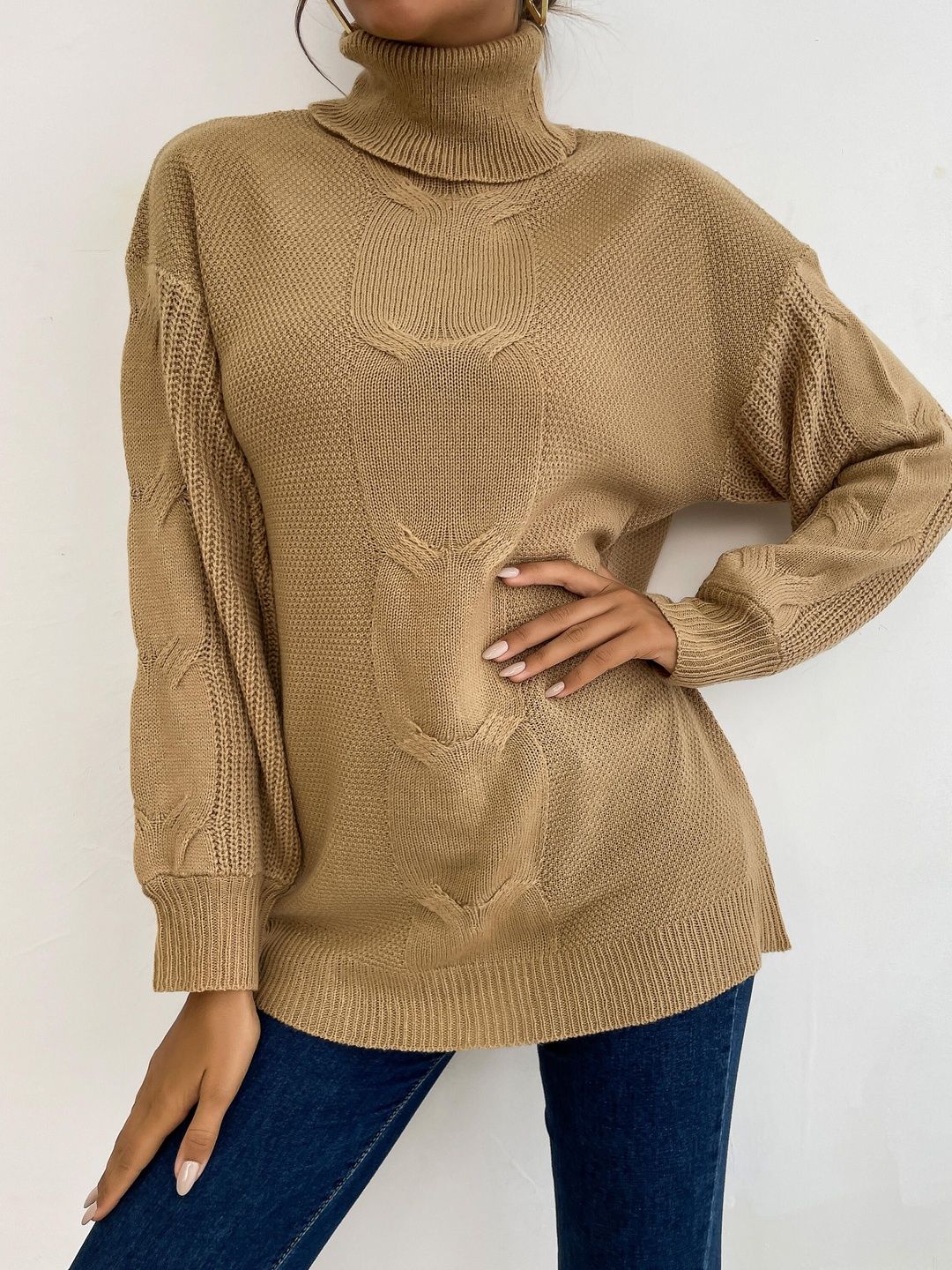 NOWI Cable Knit Pullover Style 402 - Nowi Korean Fashion