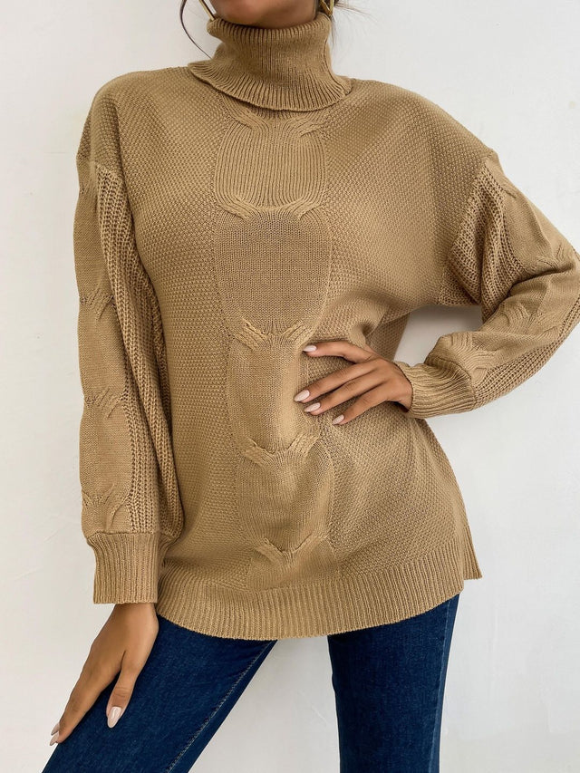 NOWI Cable Knit Pullover Style 402 - Nowi Korean Fashion
