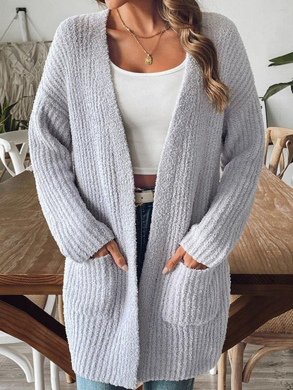 Women Ribbed Cardigan