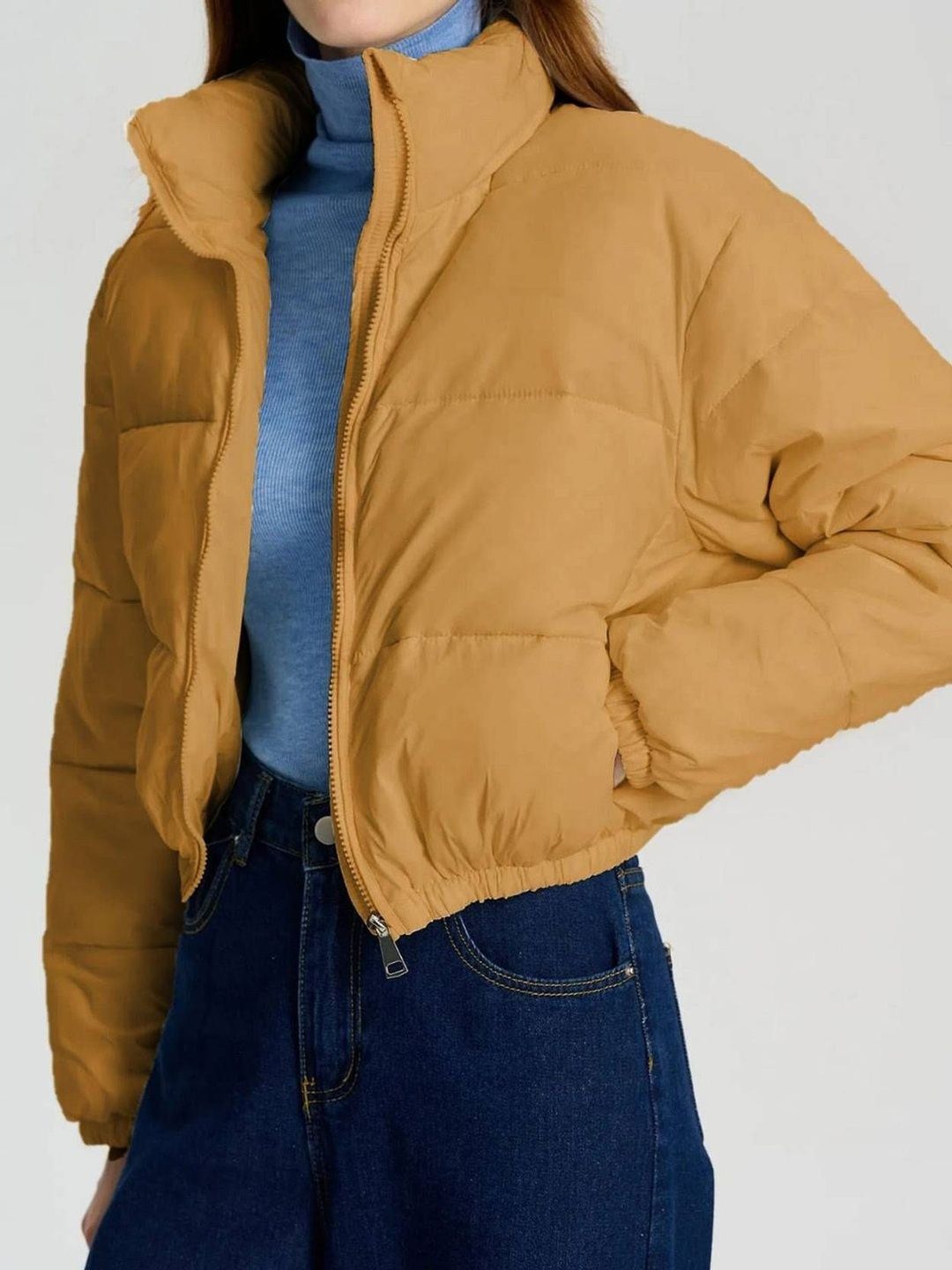 NOWI Women Lightweight Crop Puffer Jacket