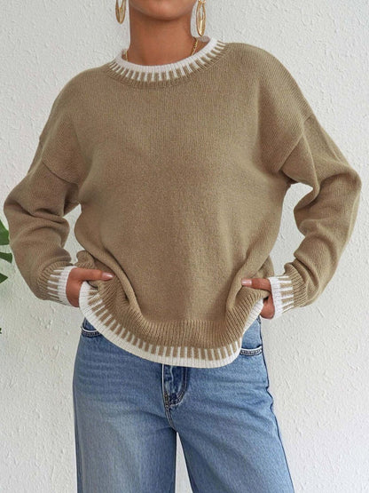Women Striped Pullover