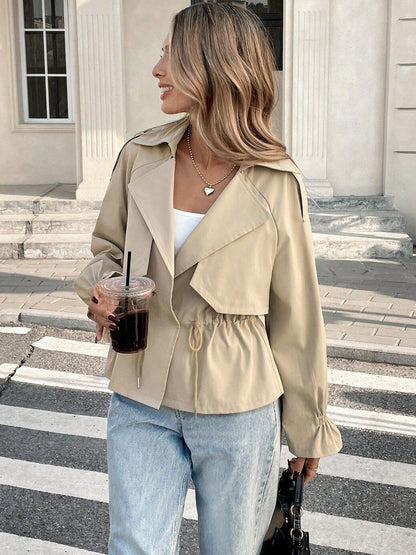 Women Lightweight Open Front Jacket