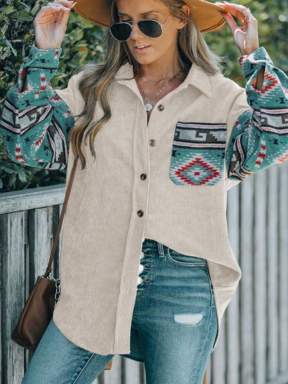 Women Colourblocked Casual Shirt