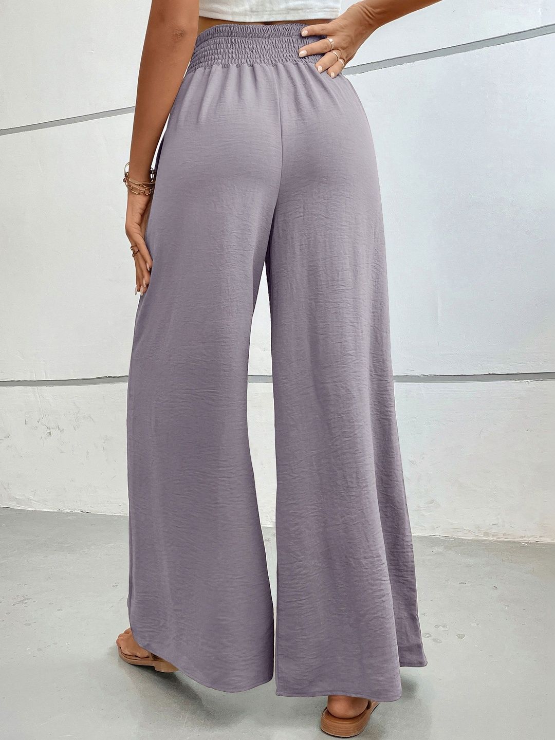 Women Loose Fit Non Iron Trousers