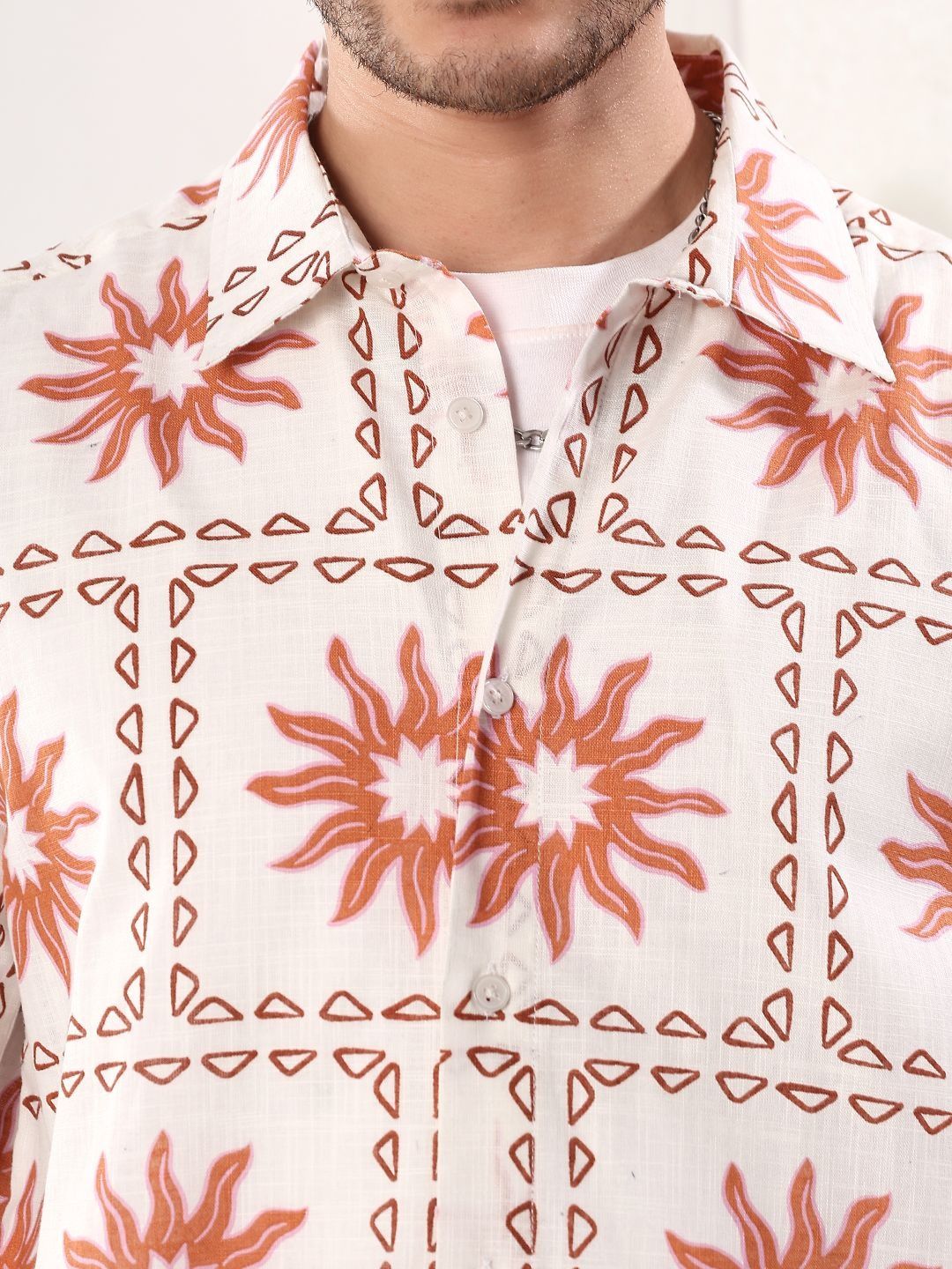 NOWI Men Printed Casual Shirt