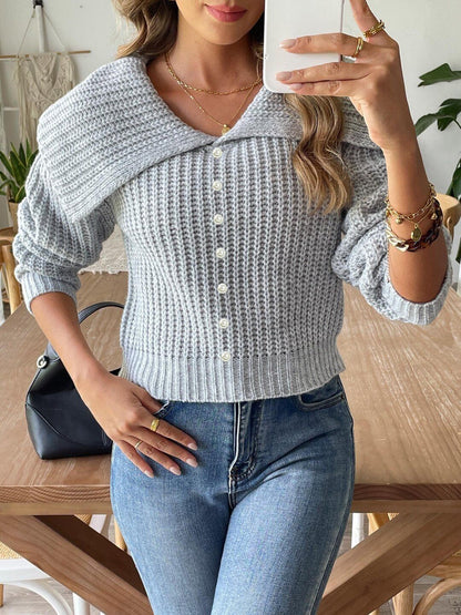 Women Ribbed Cardigan