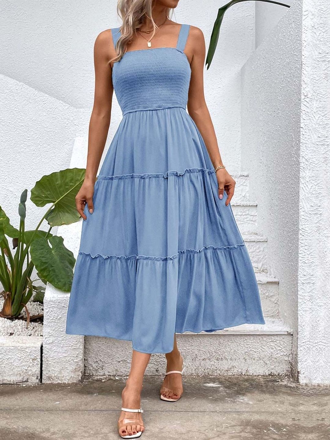 NOWI A-Line Midi Dress