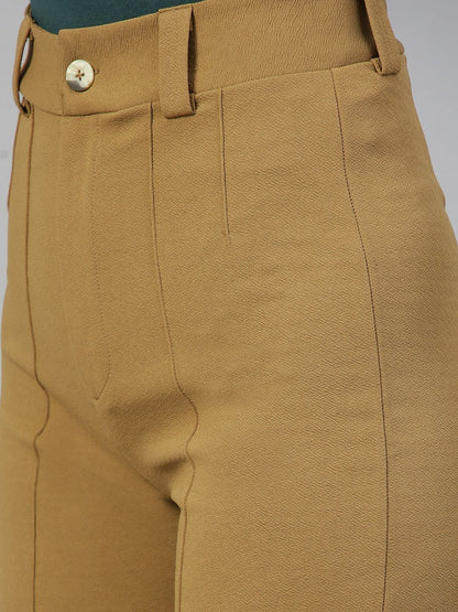 Women Pack Of 2 High-Rise Easy Wash Regular Fit Trousers