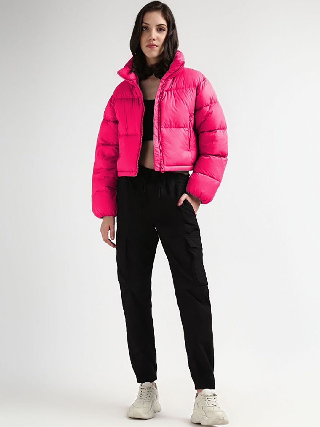 NOWI Women Lightweight Crop Puffer Jacket