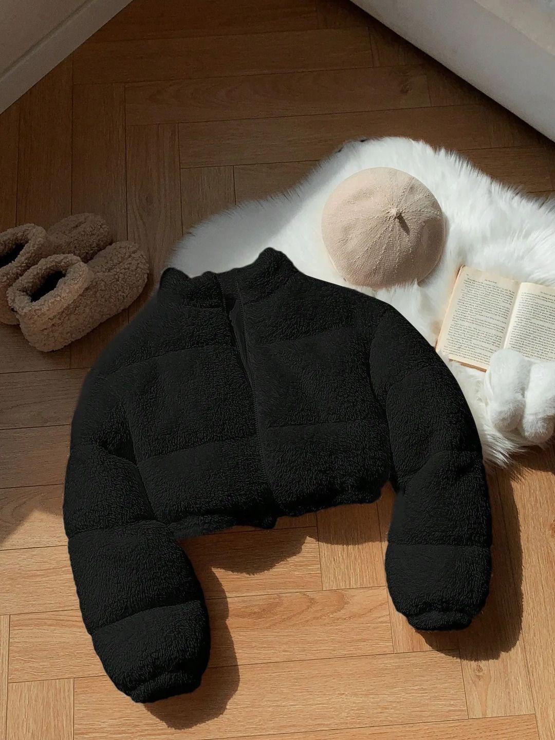 NOWI Women Lightweight Crop Puffer Jacket