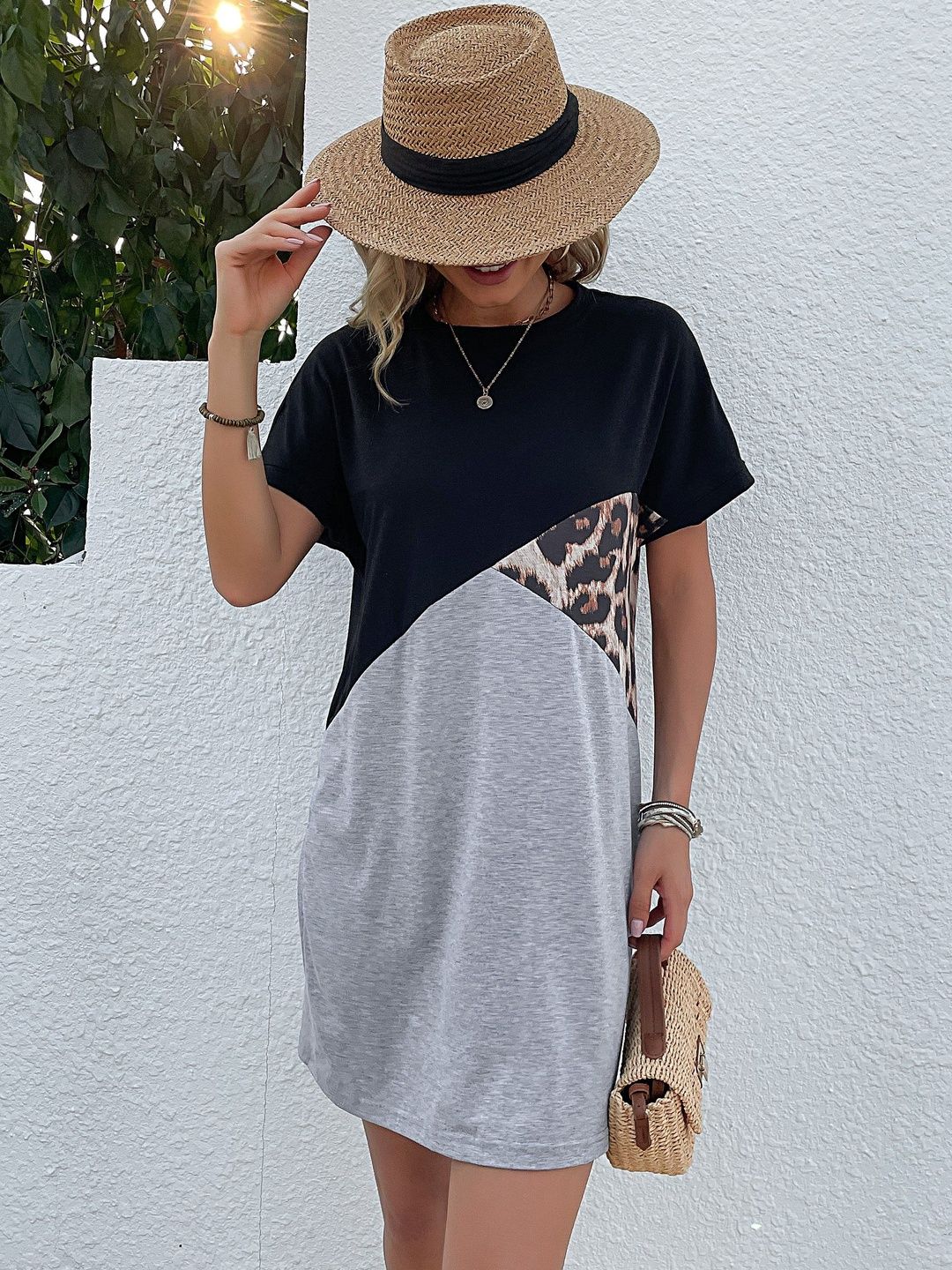 Colourblocked Dress