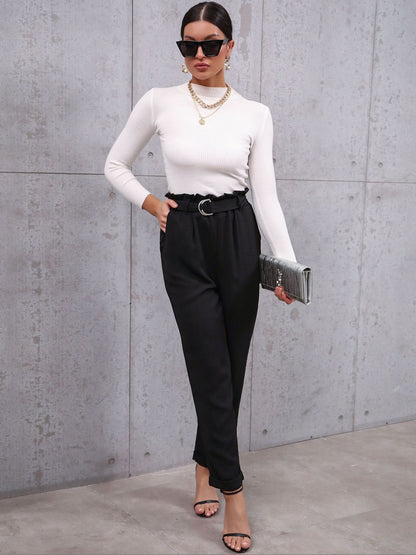 Women Non Iron Pleated Trousers