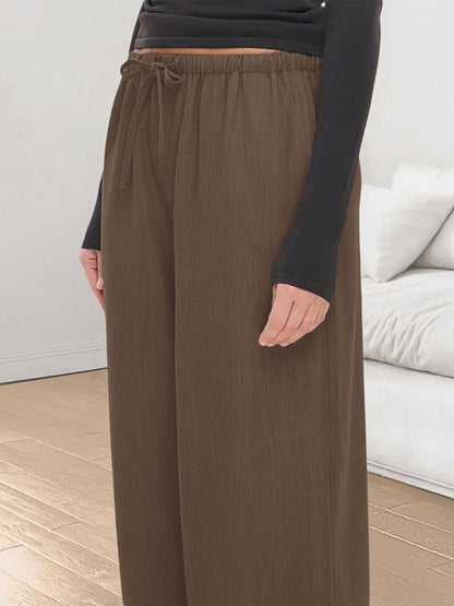 Women Loose Fit High-Rise Trousers