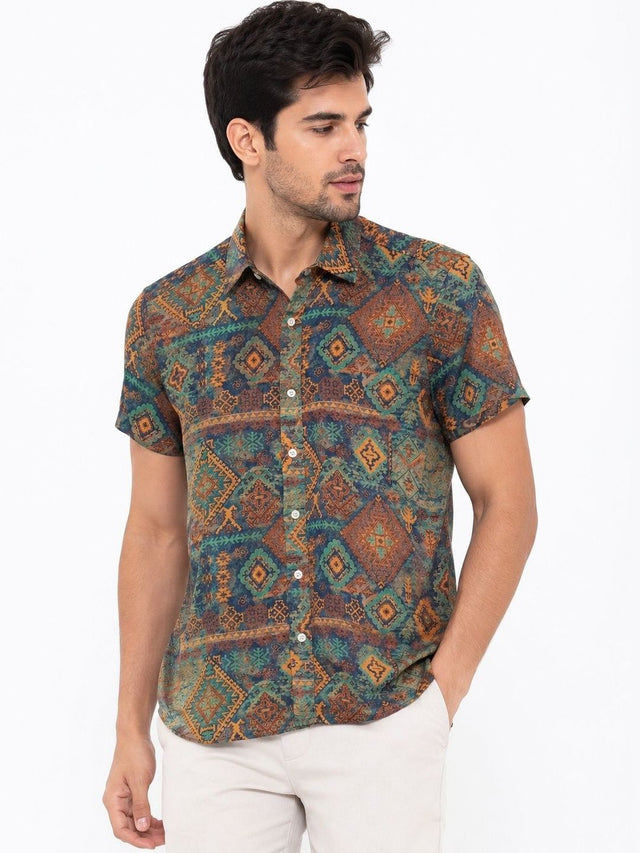 Men Comfort Printed Casual Shirt