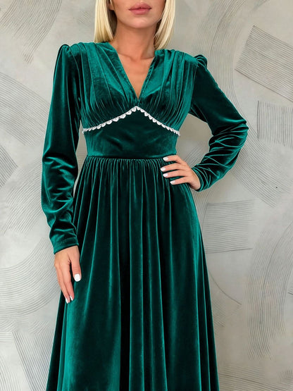 Women's Green Maxi Dress
