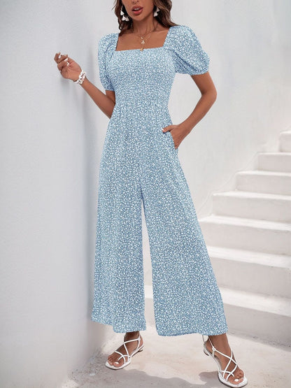 Printed Basic Jumpsuit
