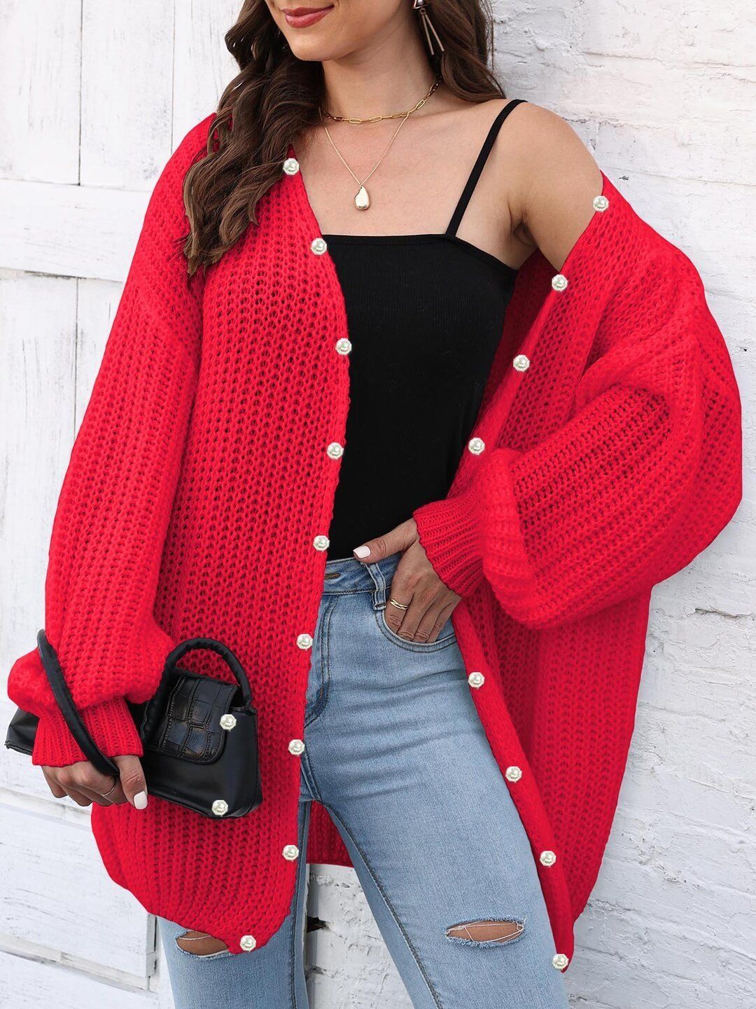 Women Ribbed Cardigan