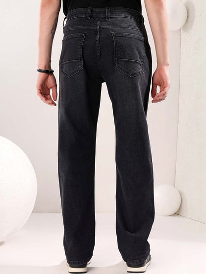 Men Straight Fit Mid-Rise Light Fade Jeans
