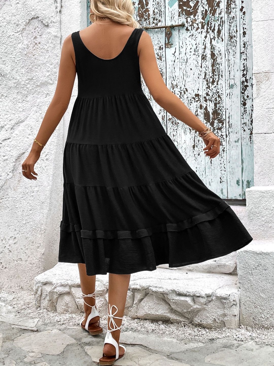 Fit & Flare Midi Dress