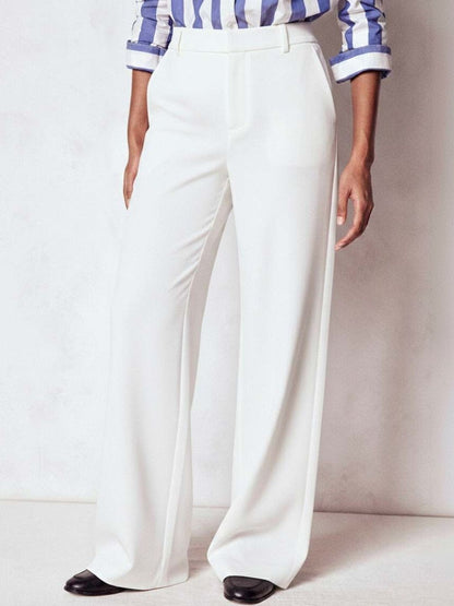 Women Straight Fit Wrinkle Free Trousers
