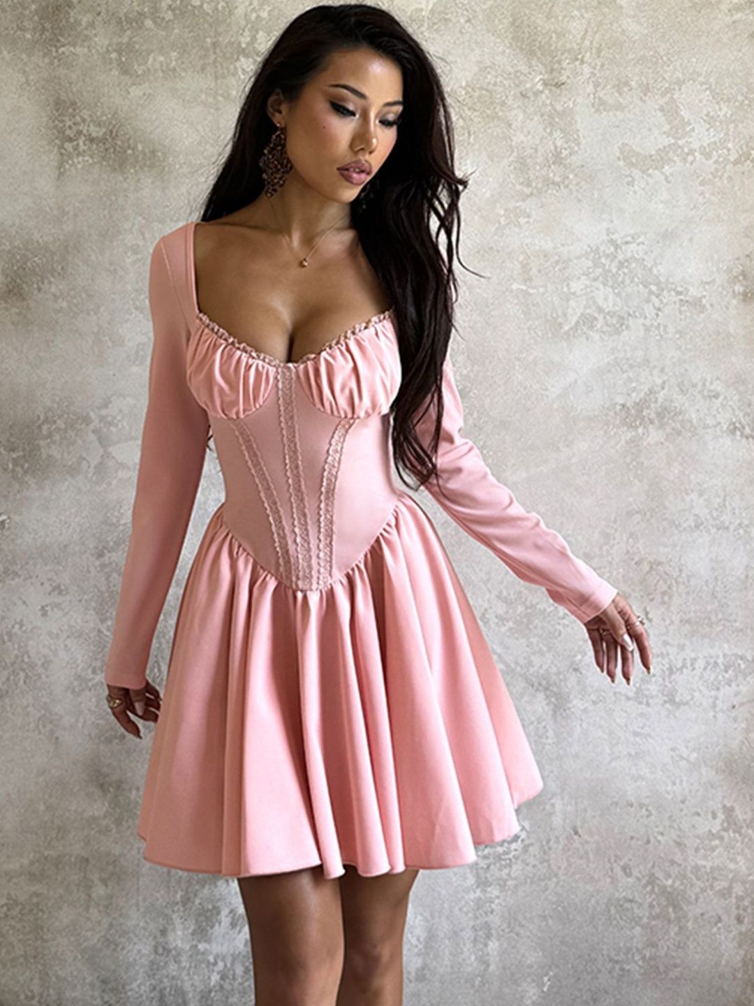 NOWI Fit & Flare Mini Dress