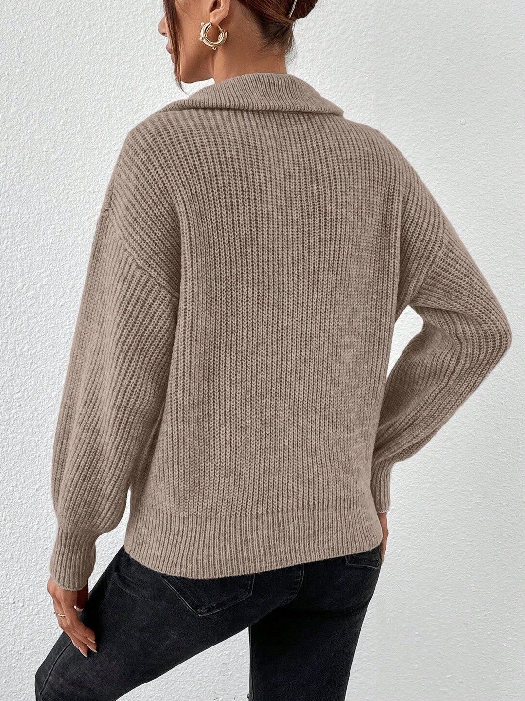 Women Ribbed Pullover
