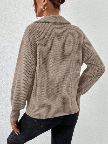 Women Ribbed Pullover
